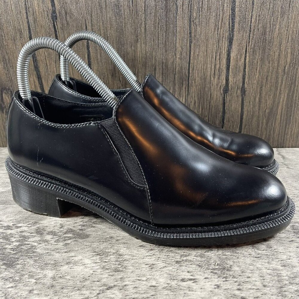 Women's Dr Martens Rosyna Loafers Black Leather Slip On Shoes Size EU 38/ US 7